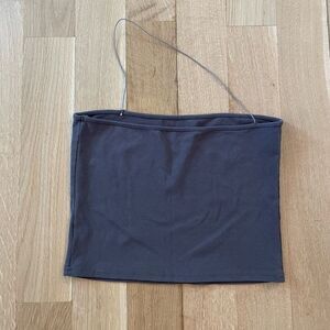 Gray crop top from Shein